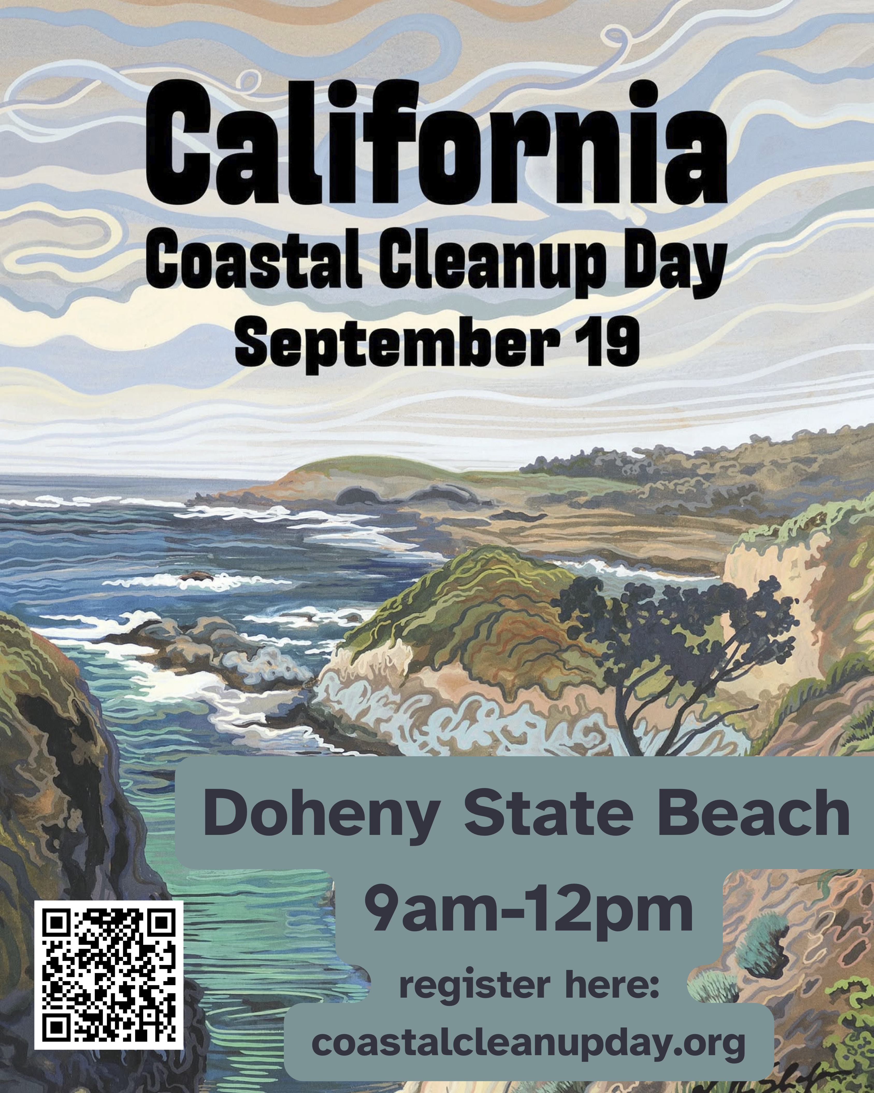 Doheny State Beach Coastal Cleanup Day 2026 Flyer Doheny State Beach Coastal Cleanup Day 2026 Flyer